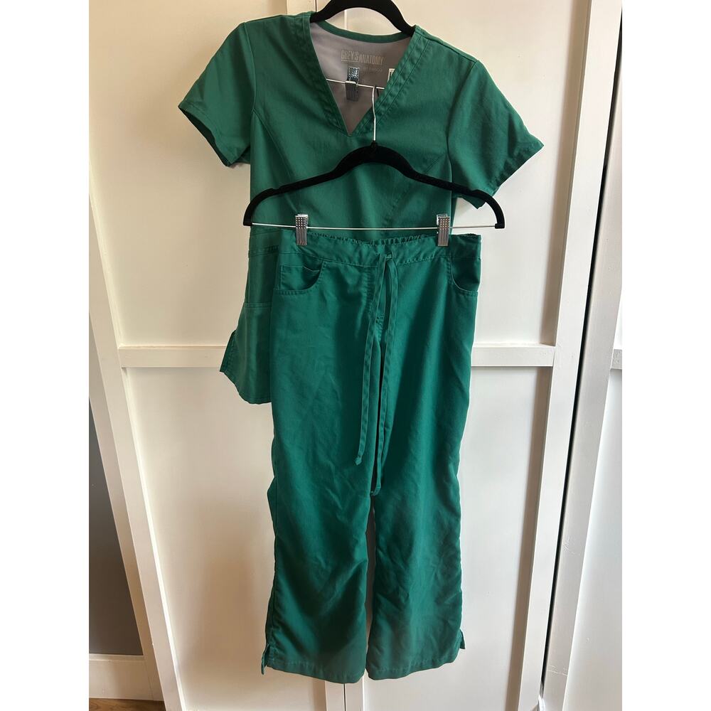 Greys Anatomy XXS/XS Petite Green Scrub Set